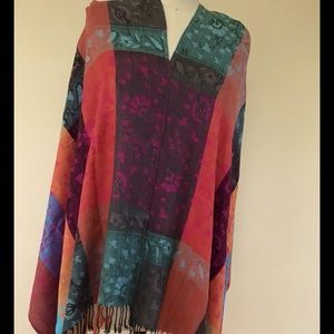 A multi color soft wrap / Shawl / Scarf